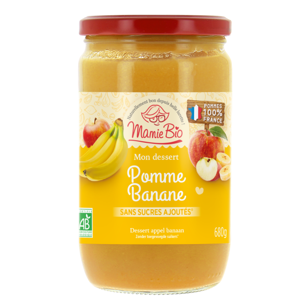 purée de fruits pomme banane