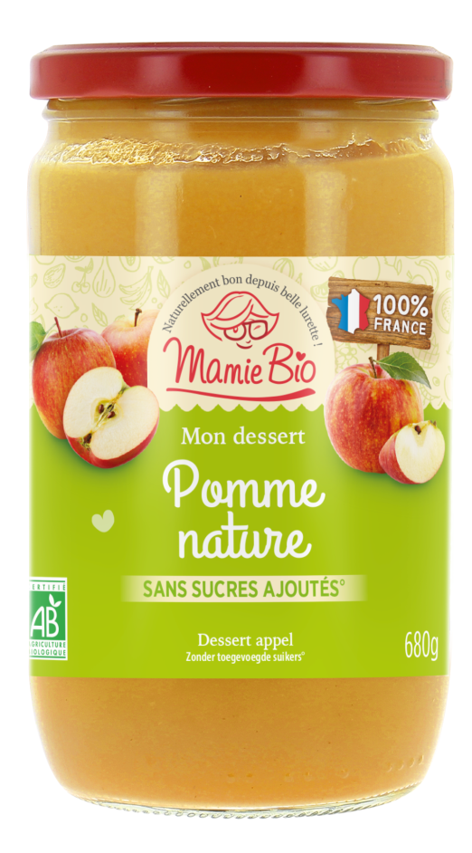 purée pomme de france bio