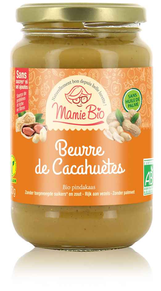 Beurre de cacahuète bio : 100% naturel