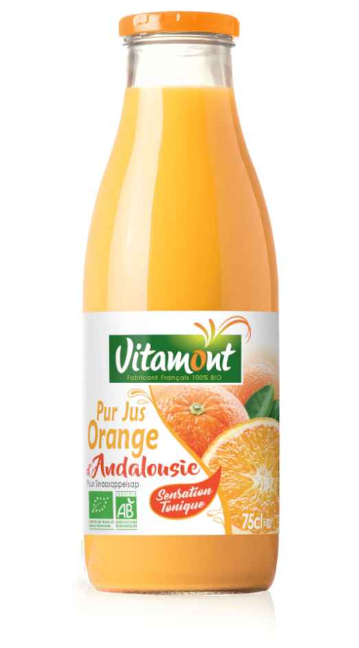 Pur jus d'orange d'Andalousie bio