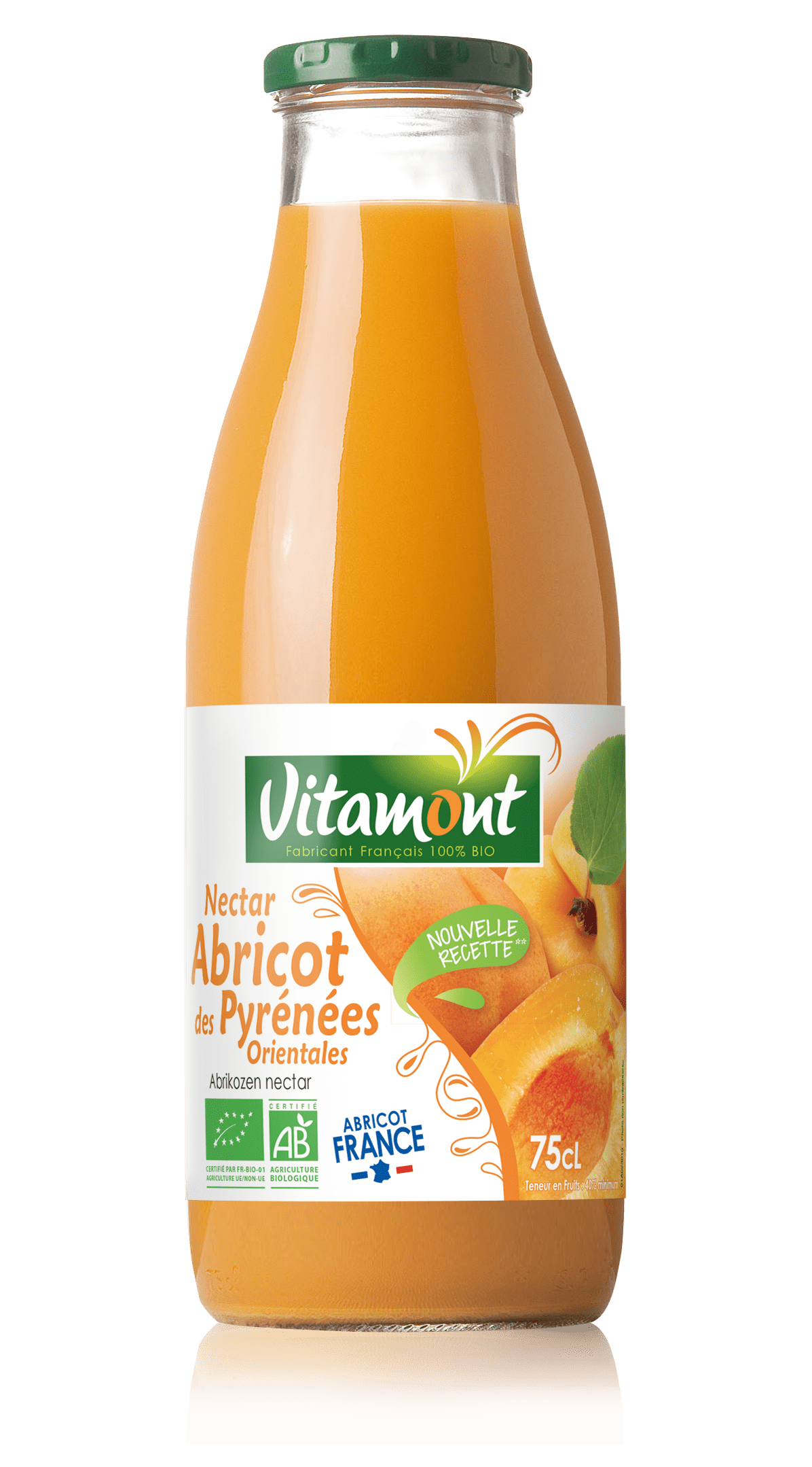 bouteille de Nectar d'abricot