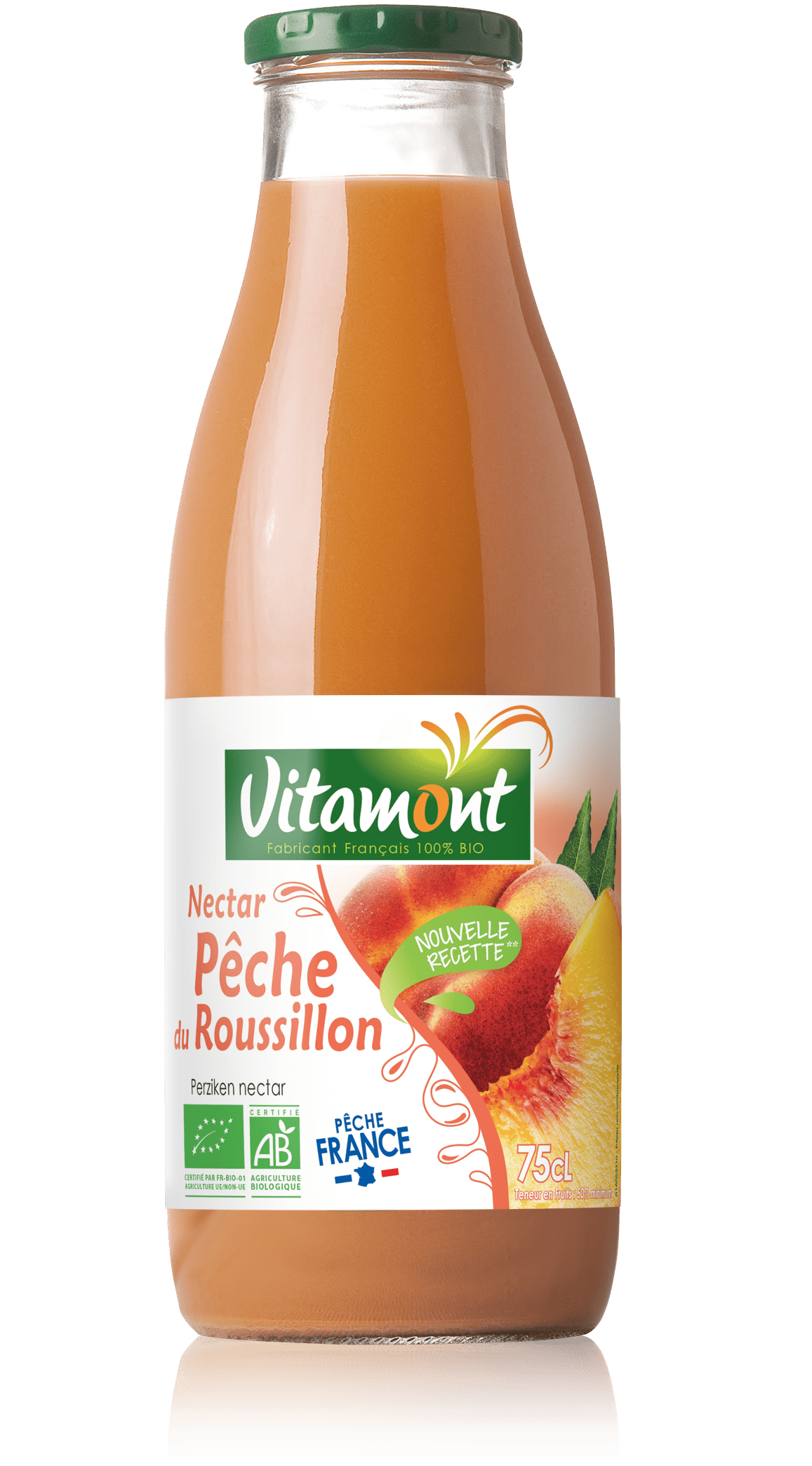 Organic 100% French Nectar of Peach from Roussillon