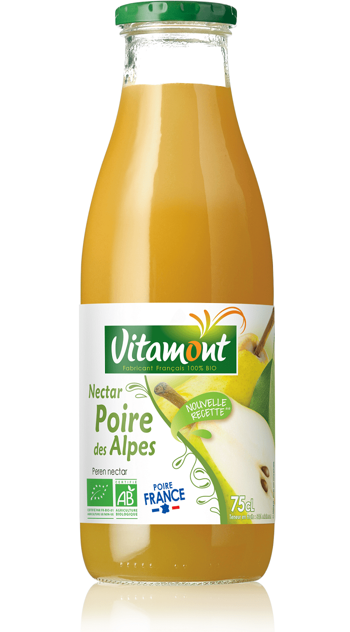 Organic 100% French Nectar of Pear from Alps