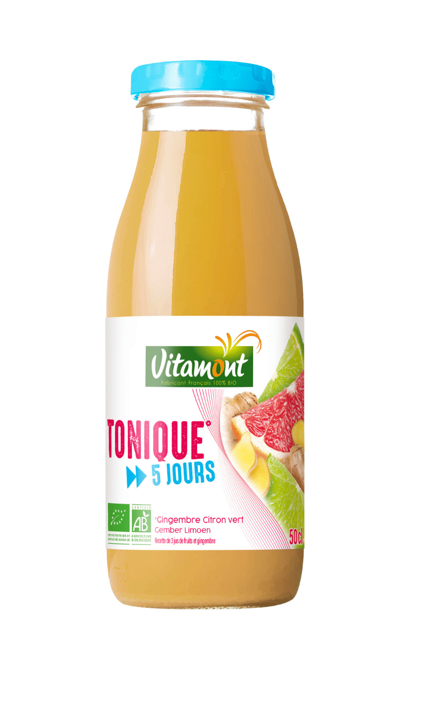 Tonique gingembre citron vert bio