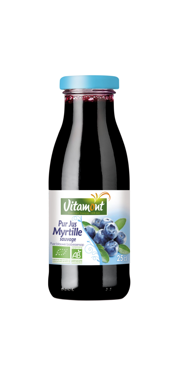 Mini pur jus de myrtille bio