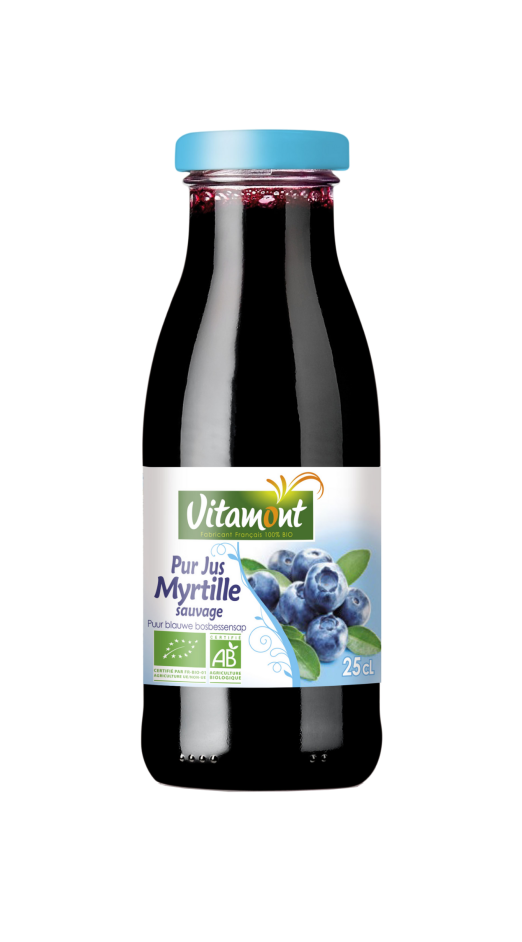 Mini pur jus de myrtille bio