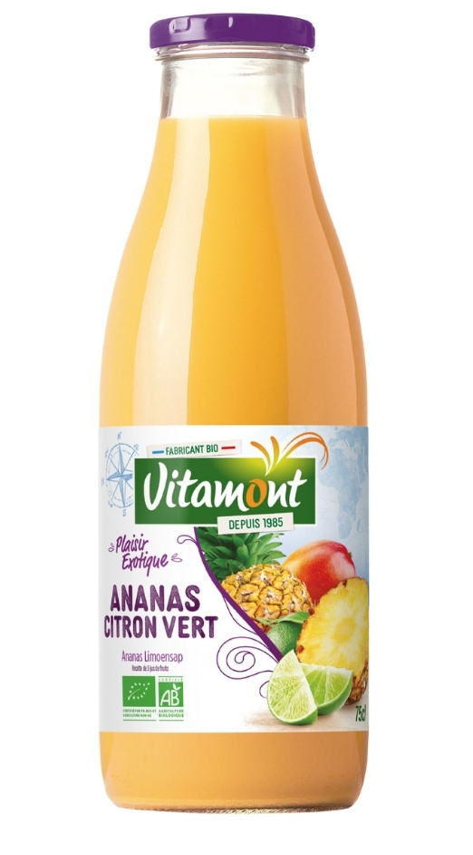 jus Ananas citron vert bio