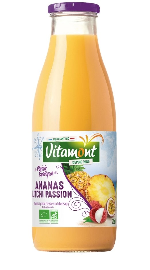 Ananas litchi passion bio
