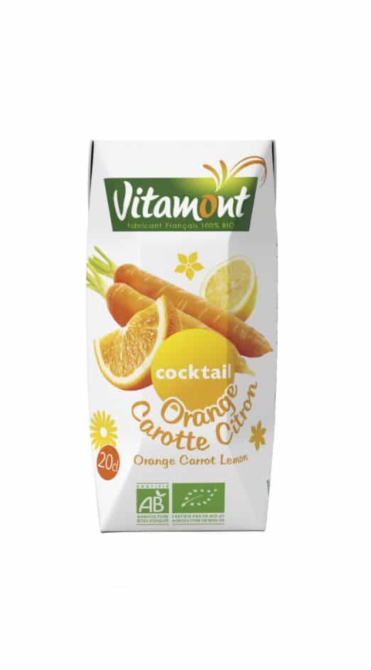 Jus orange carotte citron