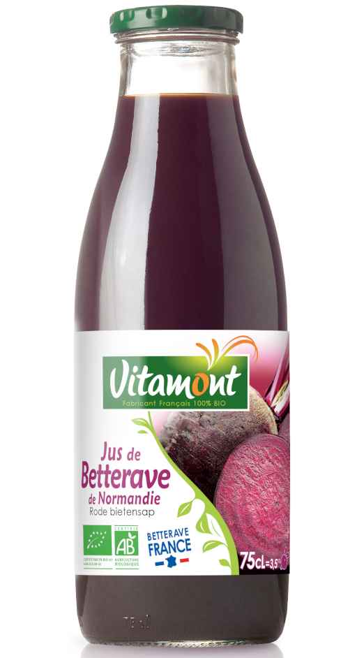 Jus de betterave bio de Normandie France 