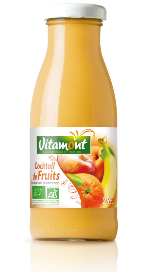 Mini cocktail de fruits bio - Les Nomades- Vitamont