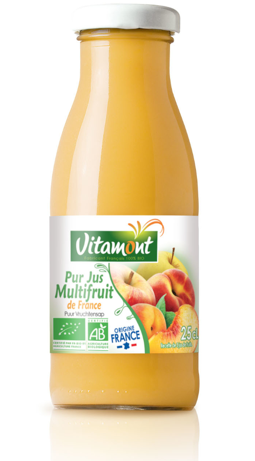 Pur jus Multifruit de France bio - Les incontournables - Vitamont