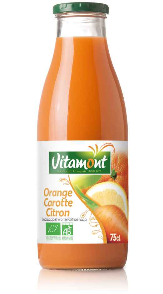 jus Orange carotte citron bio