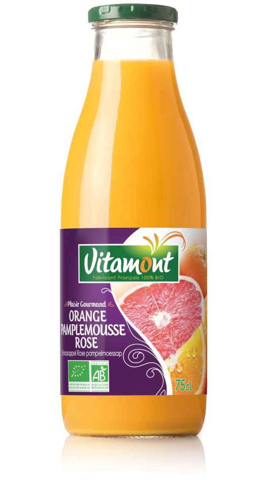 Organic Orange Pink Grapefruit Juice