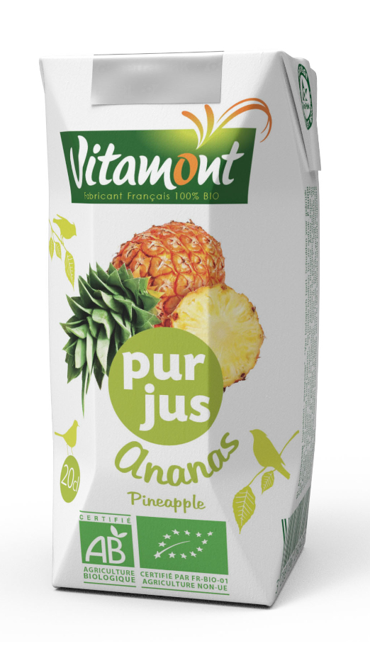 VITAMONT PUR JUS D'ANANAS BIO 20CL