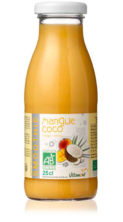 Smoothie mangue coco bio