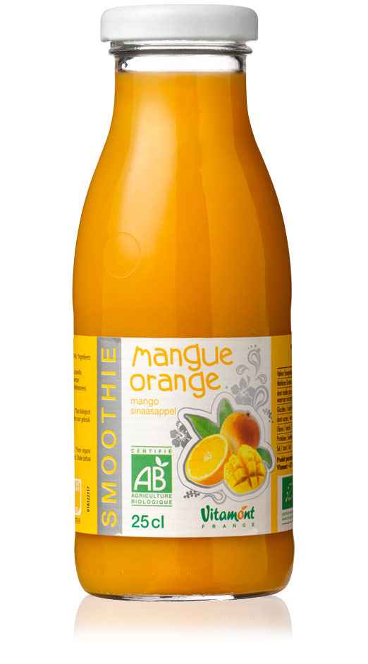Smoothie mangue orange bio
