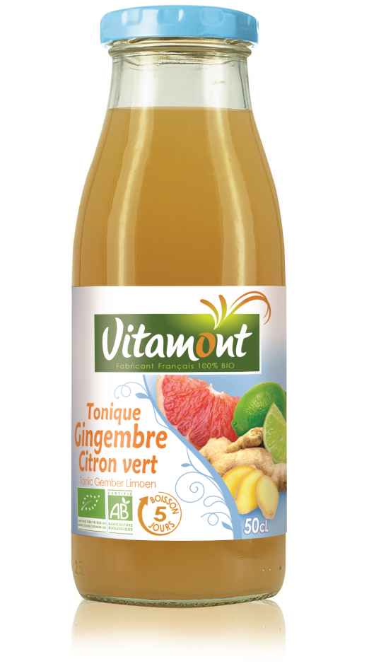 Tonique gingembre citron vert bio