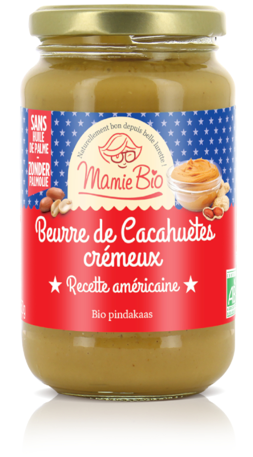 beurre de cacahuètes cremeux bio de 350g