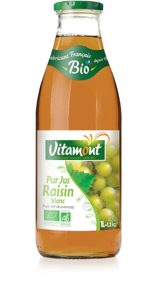 Pur jus de raisin blanc bio