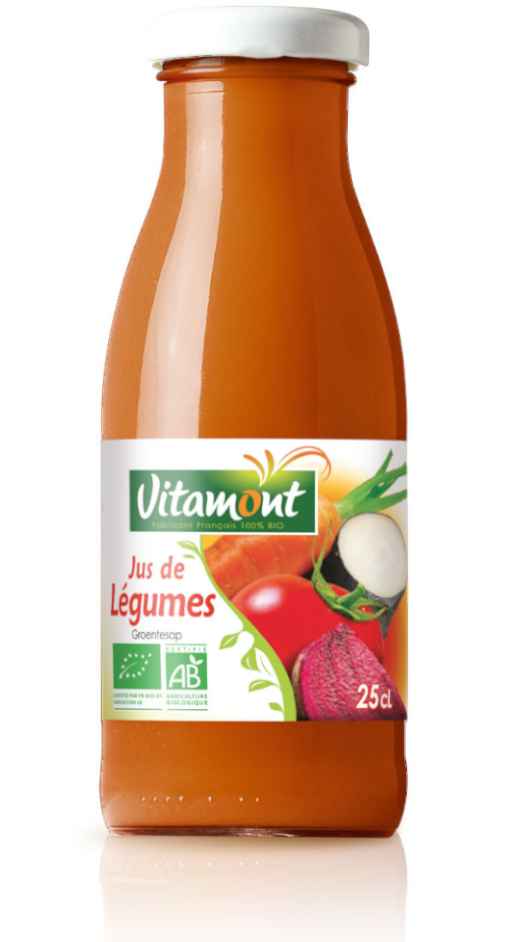 Mini jus de légumes bio 100% France - Les nomades - Vitamont