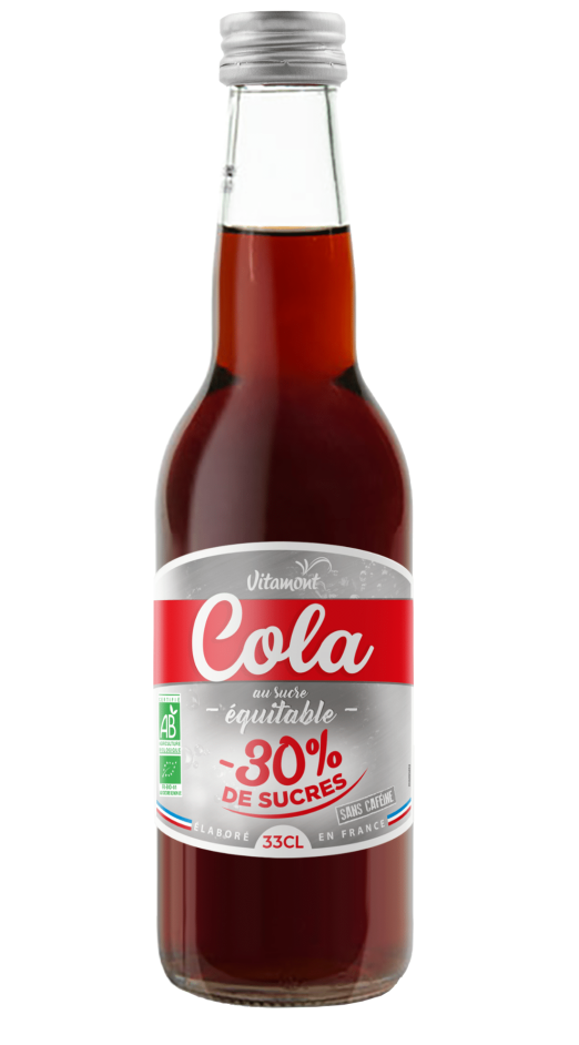 Cola -30% de sucre bio 33cl