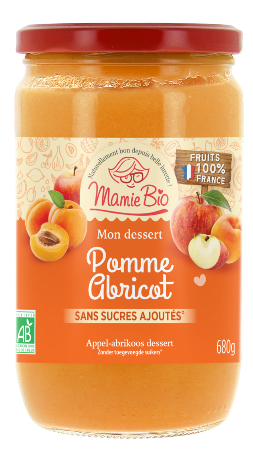 Purée de Pomme Abricot France bio