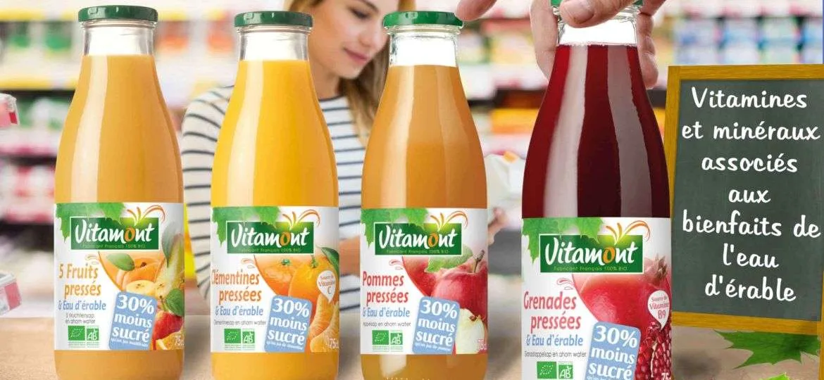 bouteilles de jus Vitamont