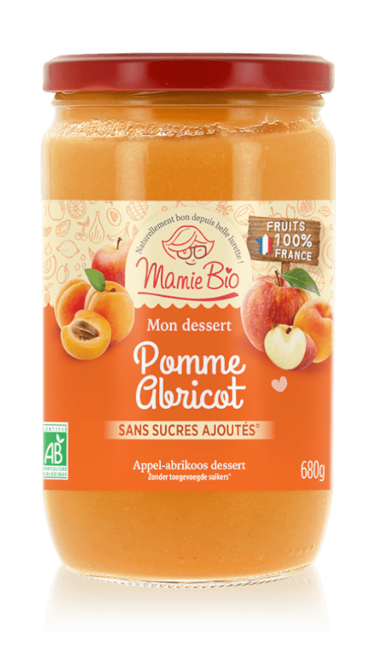 Purée de Pomme Abricot France bio