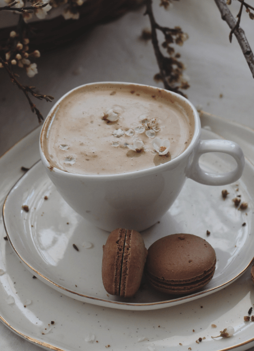 Chocolat chaud blanc orange Gingembre