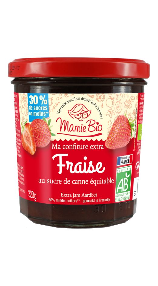 Confiture extra fraise bio