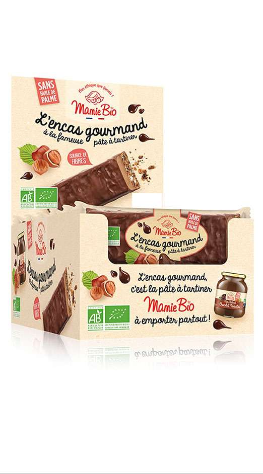 barres céréales et chocolat 