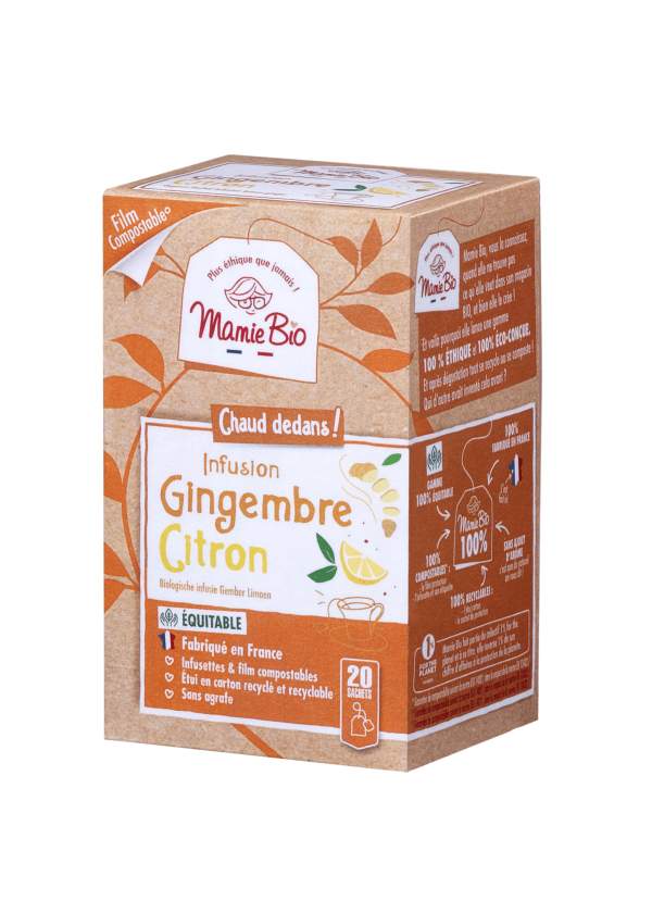 Infusion bio gingembre citron