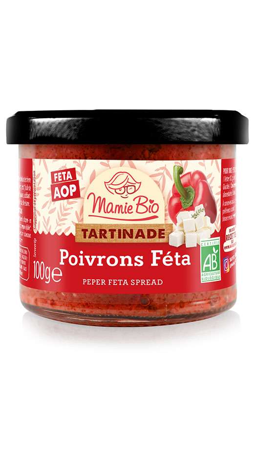 tartinade poivron féta