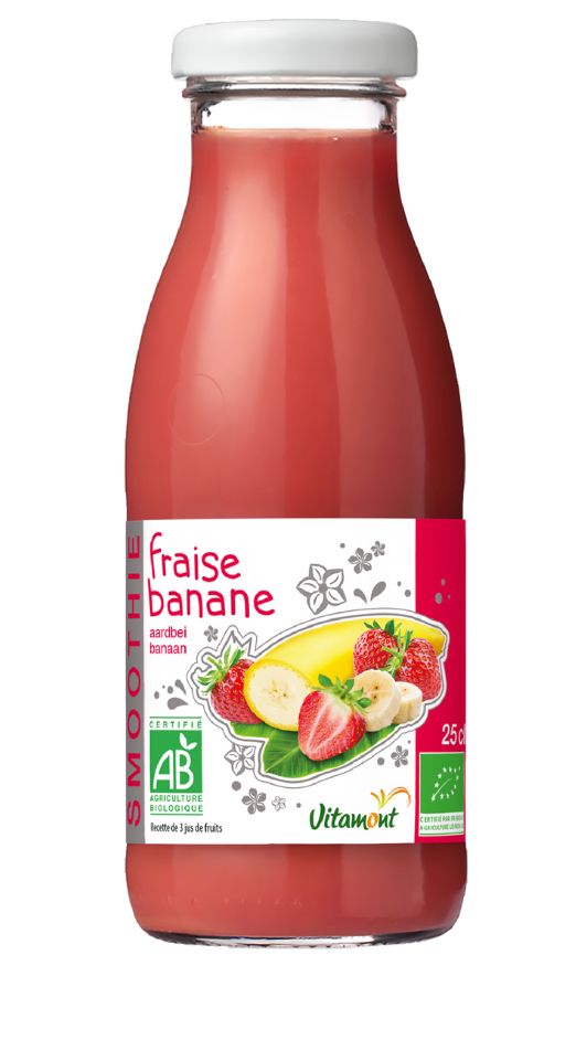 Smoothie Fraise Banane bio