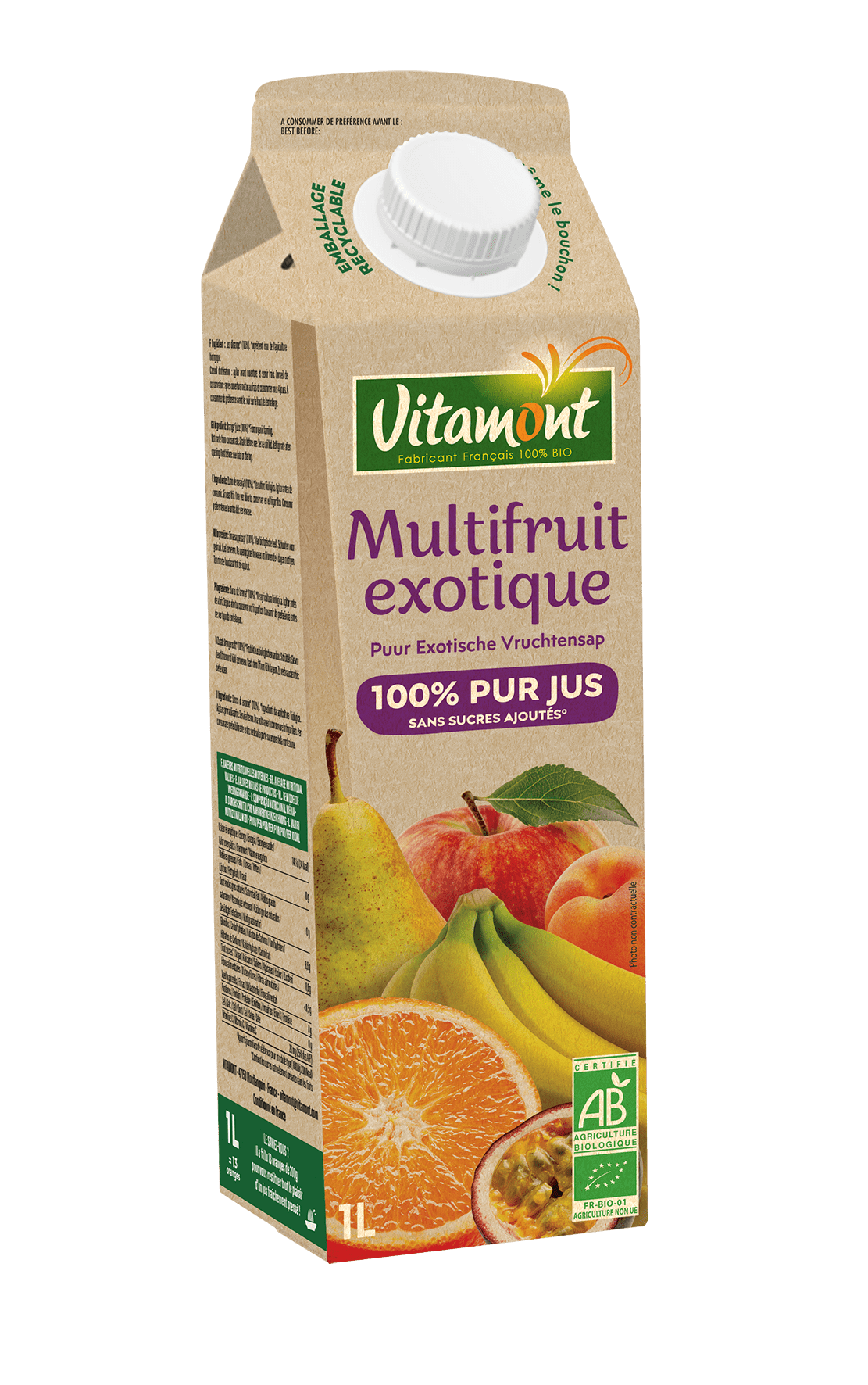 Pur jus multifruits bio