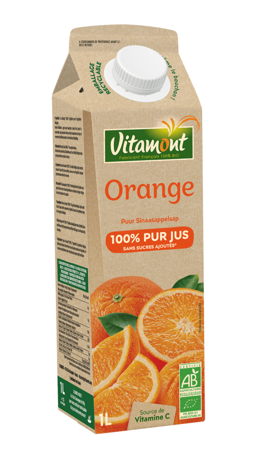 Pur jus d'orange bio