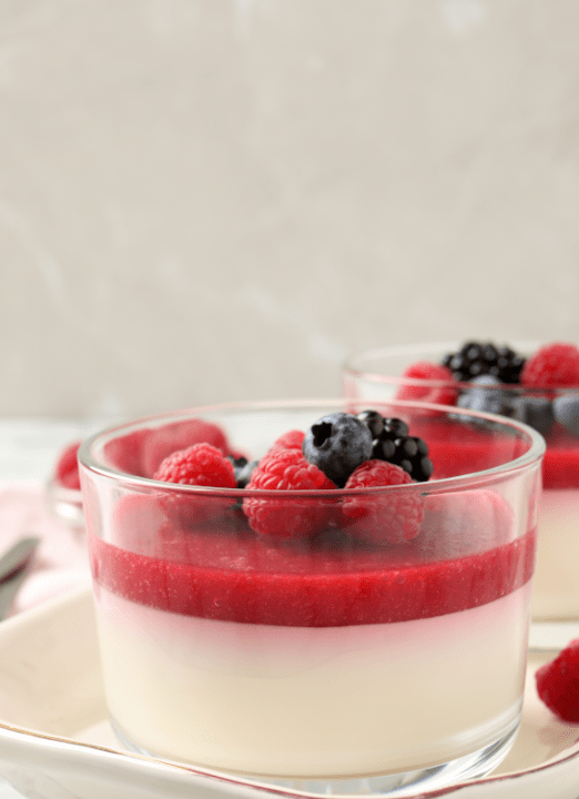 panna cotta eau de coco