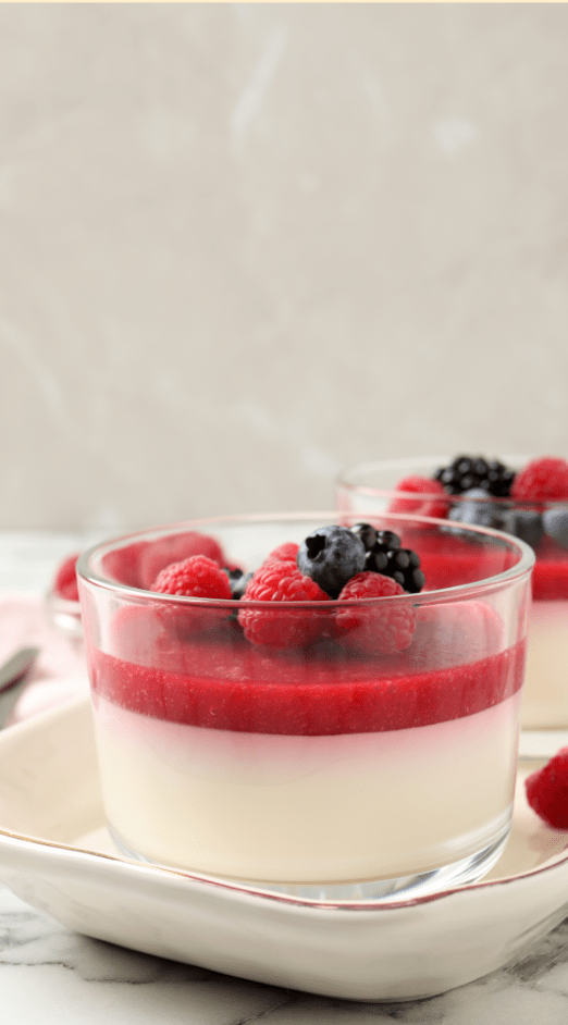 panna cotta eau de coco