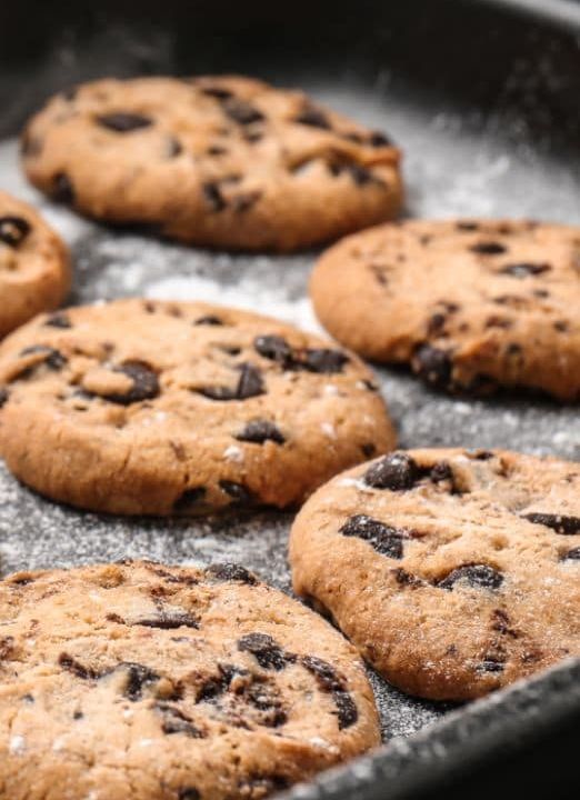 cookies aux pépites de chocolat et pâte à tartiner