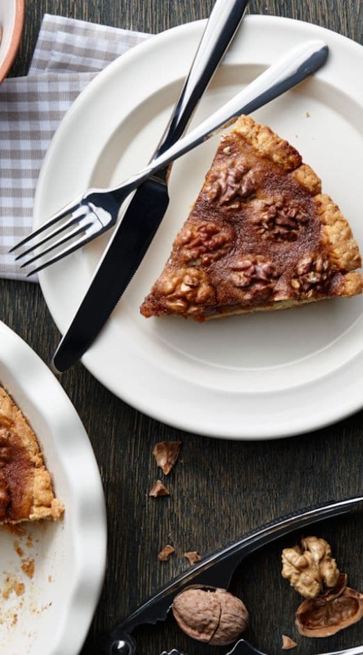 tarte noix et caramel beurre salé