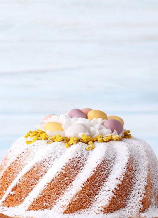 Gâteau nid de Pâques