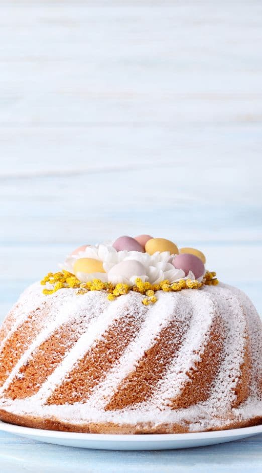 Gâteau nid de Pâques