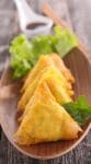 Red pepper Feta cheese Samosa