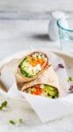 Wrap végétarien au Houmous