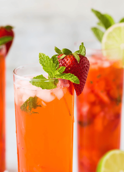 cocktail au jus de fruits