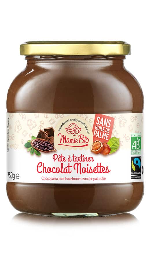 Pâte à tartiner bio - Pâte à tartiner chocolat noisettes