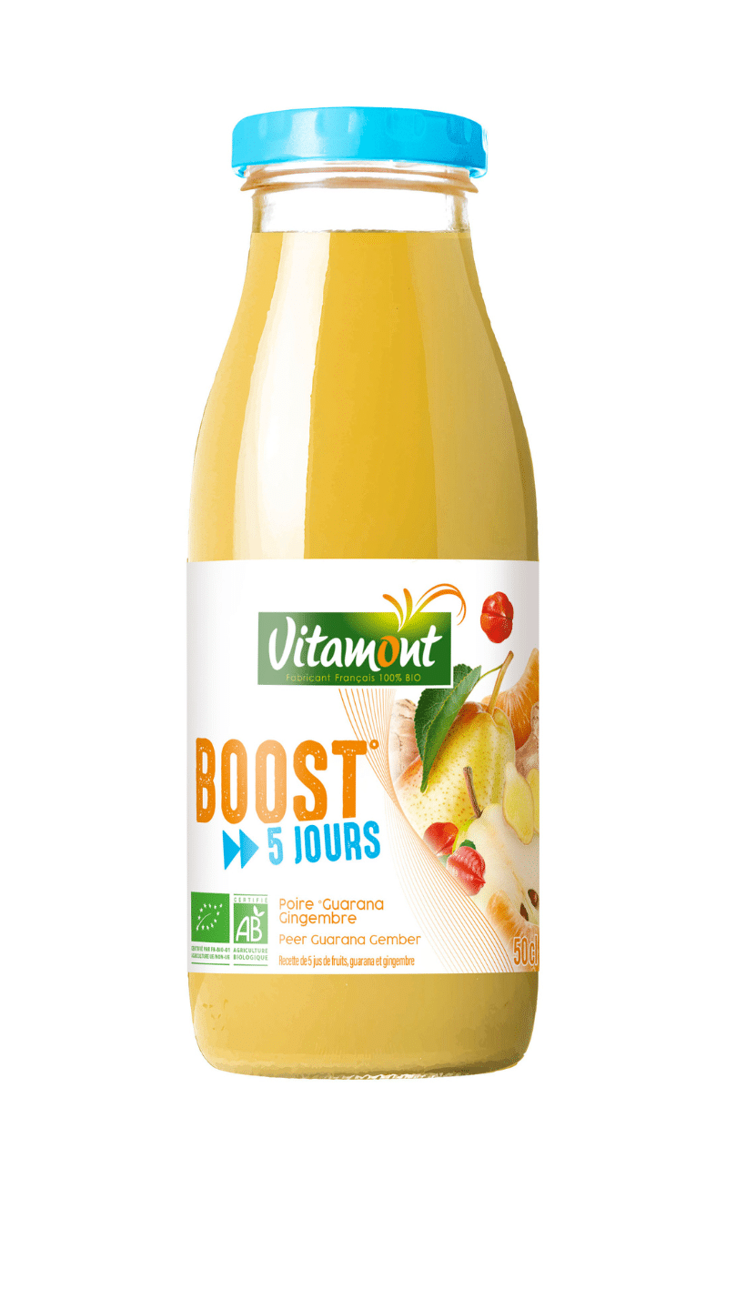 Organic Boost Clementine Pear Guarana Ginger