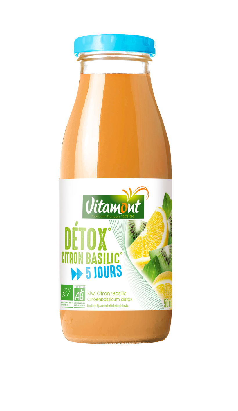Organic Detox Apple Kiwi Lemon Basil