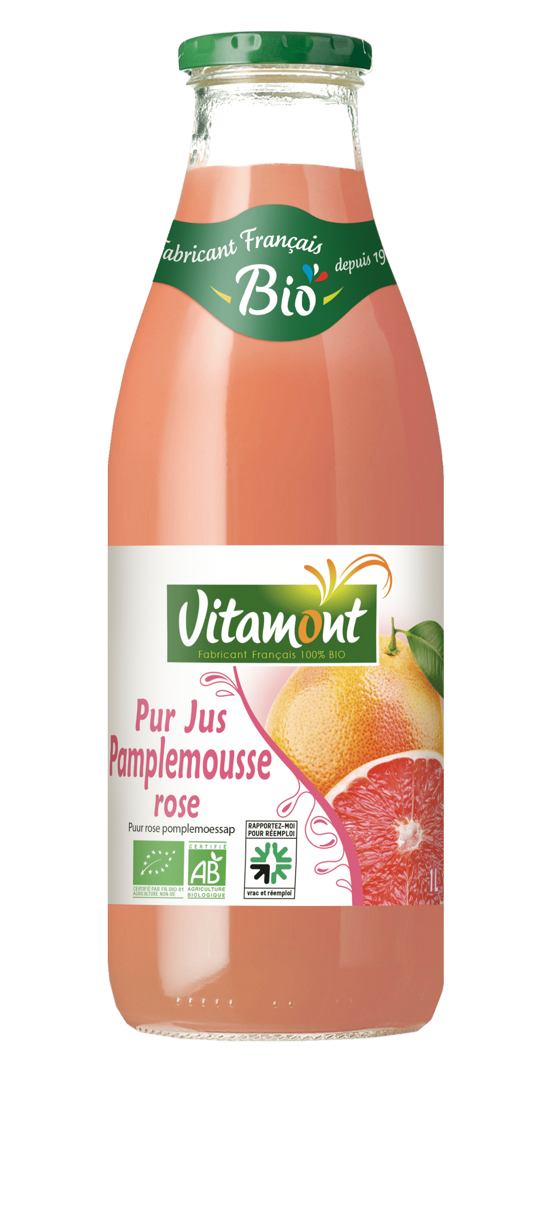 Pure Organic Pink Grapefruit Juice